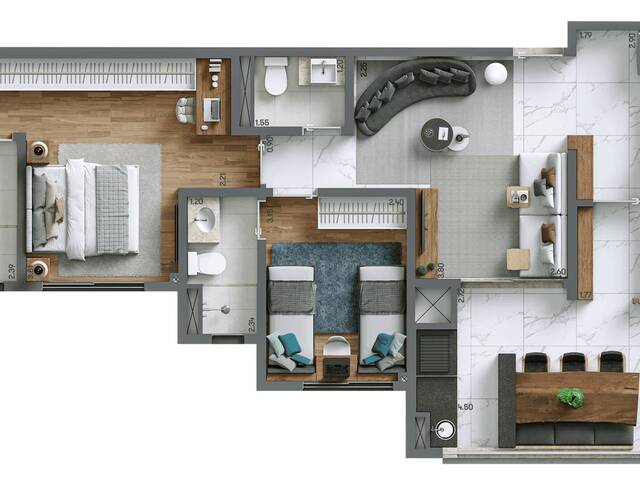 #LIVING44 - Apartamento para Venda em São Paulo - SP - 3